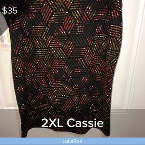 2XL Lularoe Cassie NWT (BUNDLE FOR MORE SAVINGS)